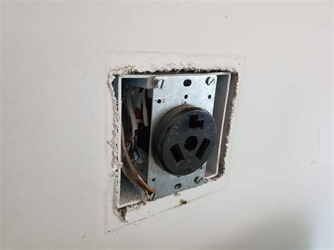 dryer outlet junction box|240v junction box extension.